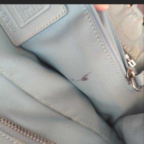 Coach Light Blue Signature Tote Bag - Picture 7 of 7